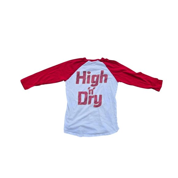 Def Leppard Tour 1981 Raglan Shirt By Forever 21 Red & White Long Sleeve Size S - Picture 3 of 5